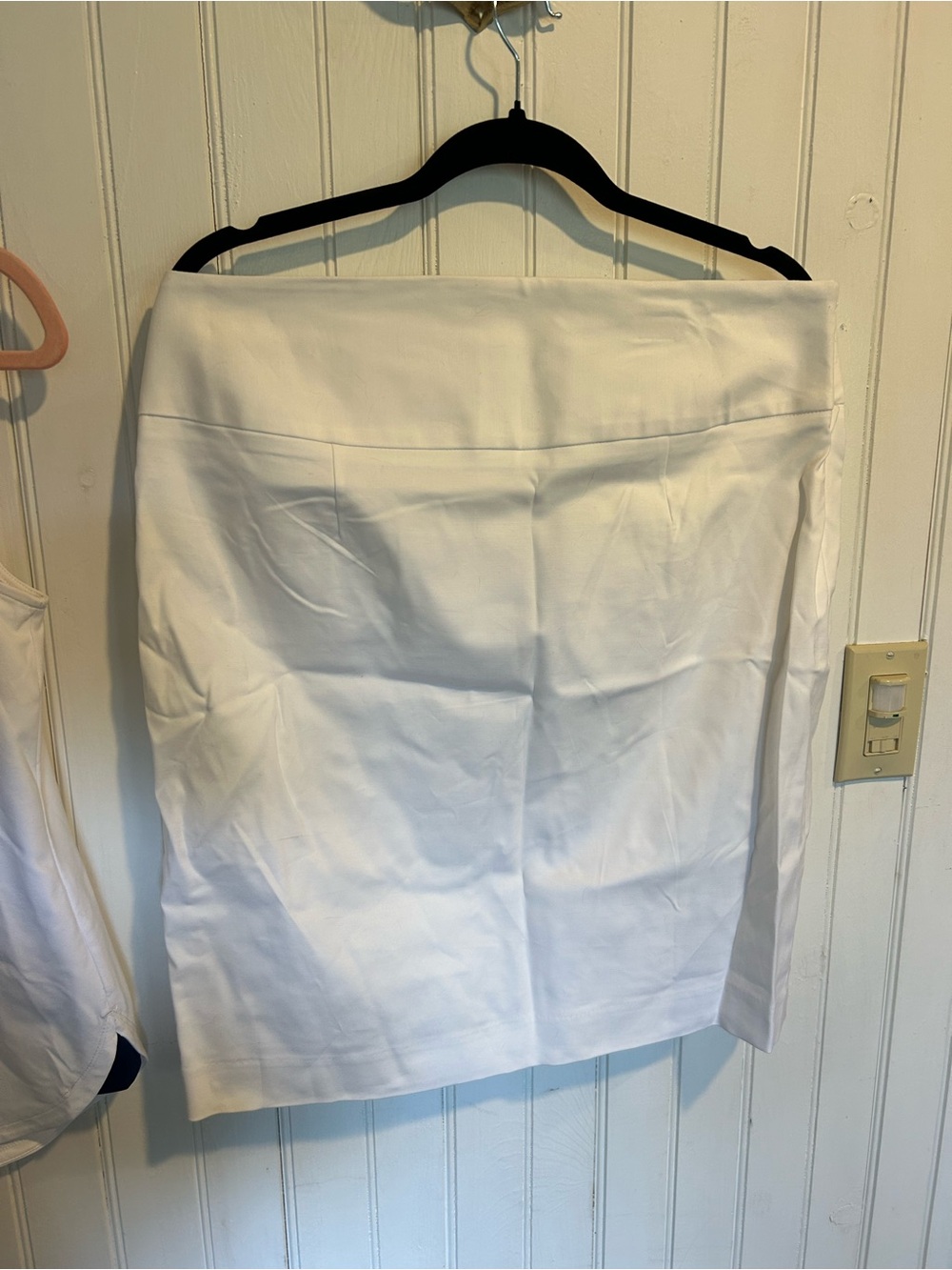 Premise White Pencil Skirt - Clean Tailored Look